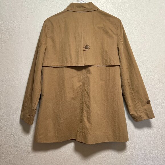Coldwater Creek Safari Coat Field Jacket‎ Trench Coat Women Size P14 - Picture 11 of 13